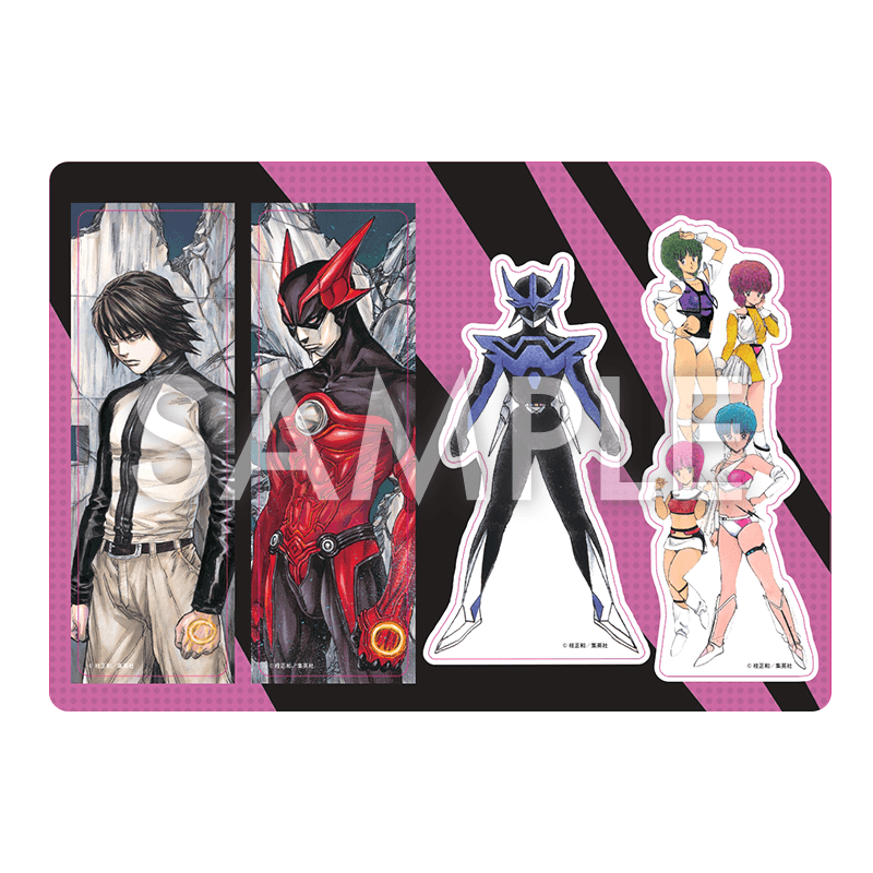 クリアしおりヒーローコレクション