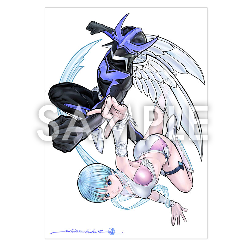 描き下ろしB2クリアポスター