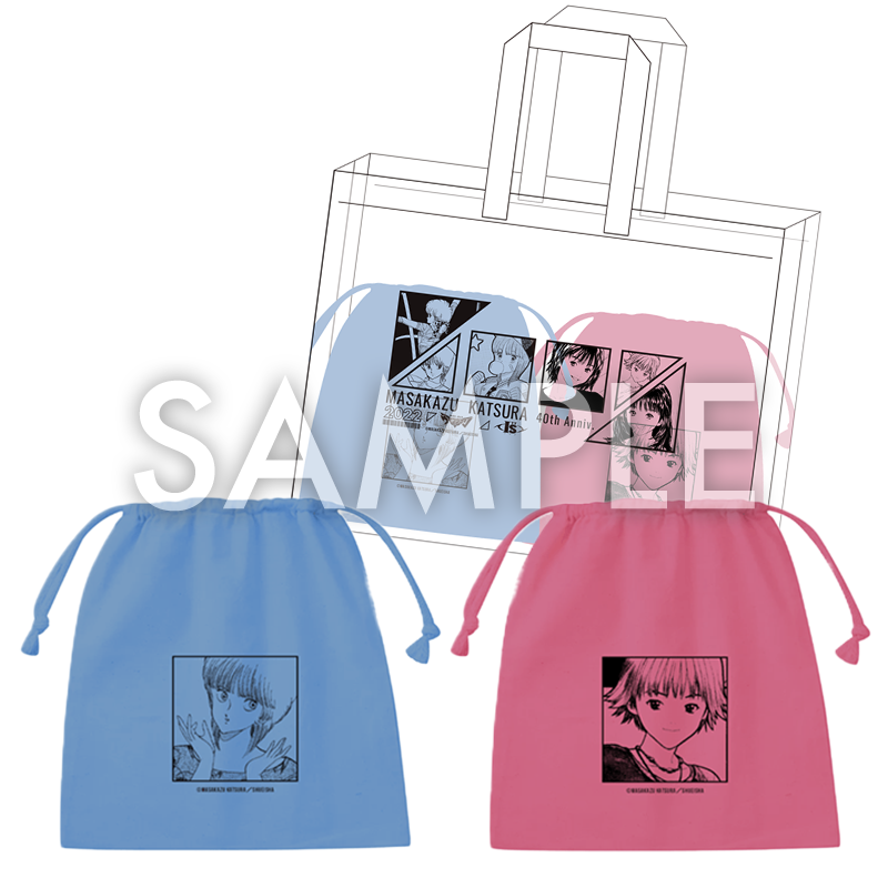 Is&ウイングマン巾着つきPVCトートバッグ